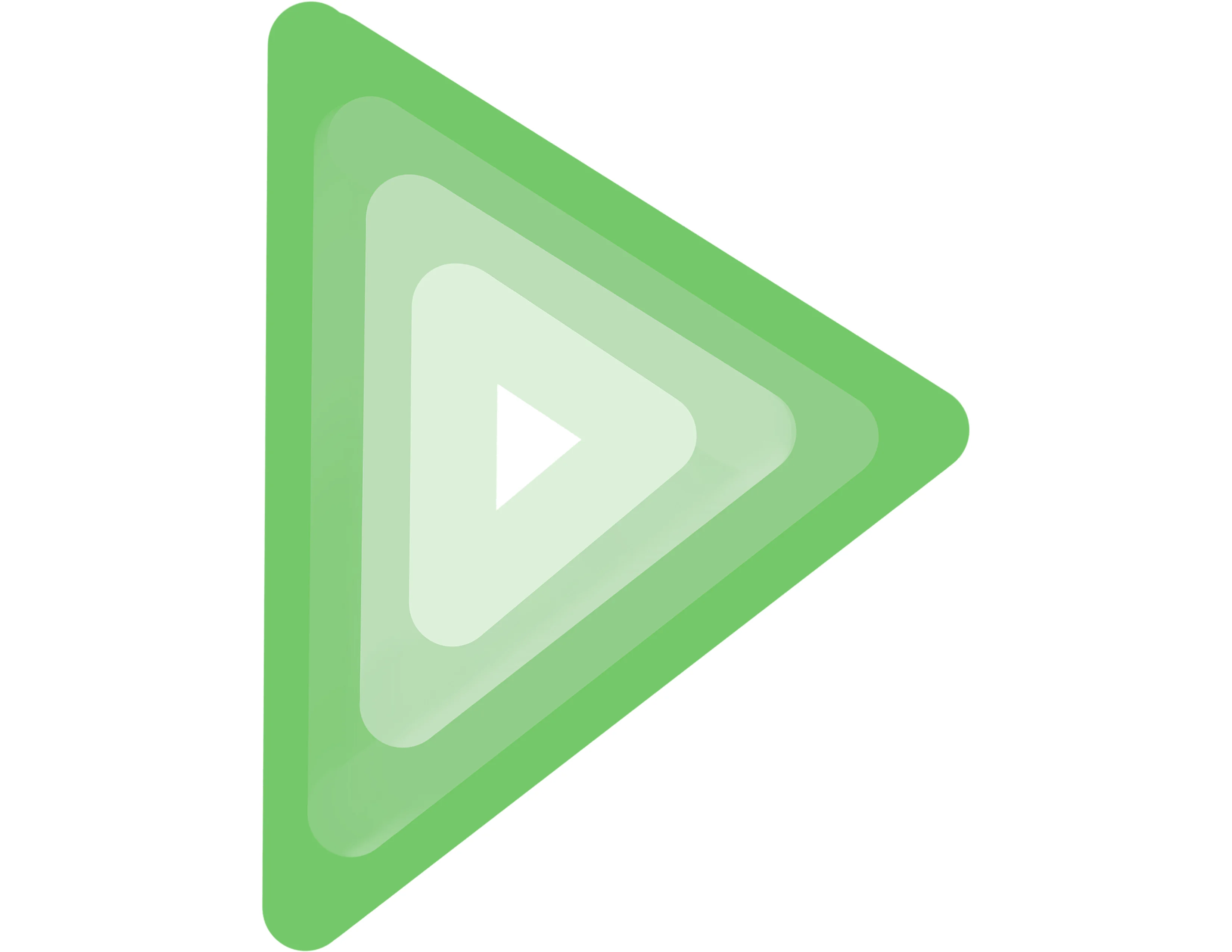 Image of a green play button